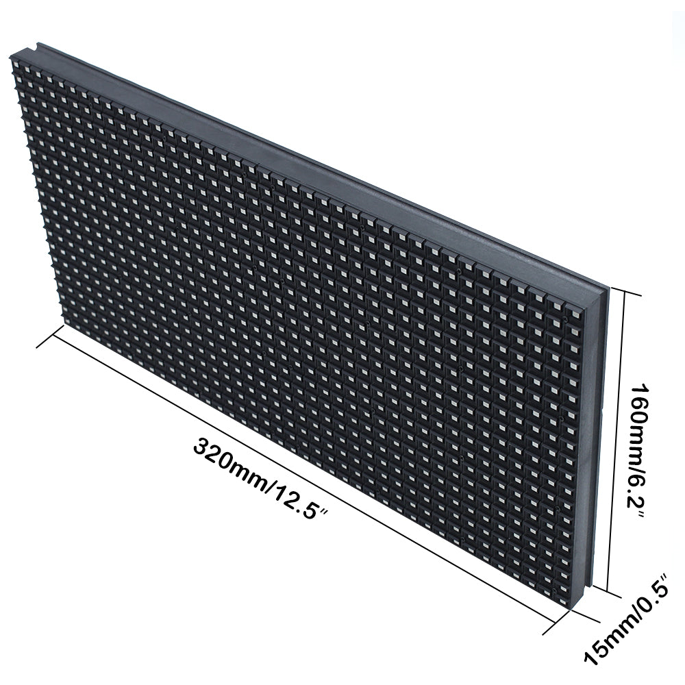 M-OD8L P8 Outdoor LED Display Module, Full RGB 8mm Pixel Pitch LED Panel in 320*160mm with 800 dots, 5 Scan, 5000 Nits for Outdoor Display Screen