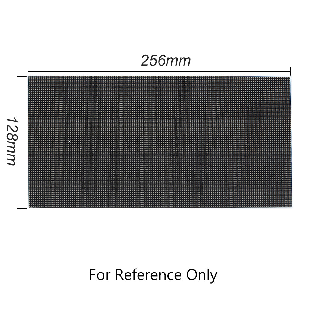 M-SF4 (P4) Silicon Based LED Module, 4mm Full RGB Pixel Panel Screen in 256 * 128 mm with 2048 dots, 1/16 Scan, 600 Nits LED Tile for Indoor Display