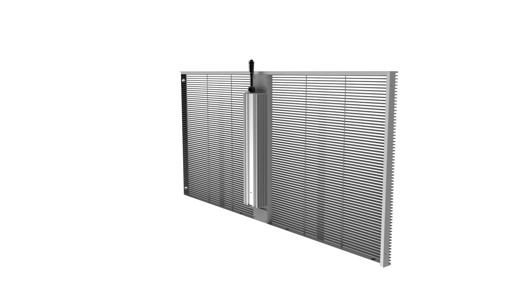 aClear Series P3.9/7.8mm Transparent LED Display 1500nits/4500nits in Size 1000x500mm Aluminum Cabinet for Indoor Installation for Glass /Window