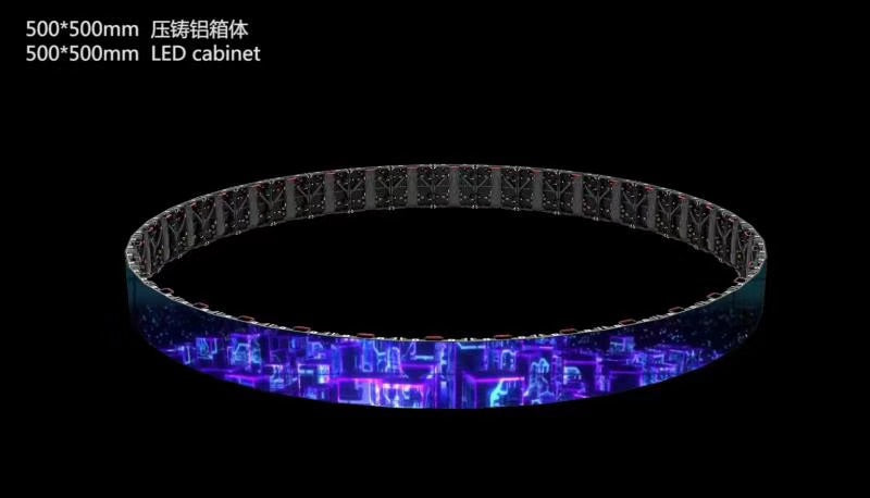 Tour Indoor Rental LED Display 1.95/2.6/2.9/3.9/4.8 mm Pixel Pitch in 500x500mm Aluminum Cabinet