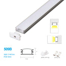 17.4*7 MM Ceiling/Wall Mounted LED Aluminum Profile w/ Arch Cover for LED Strip Lighting System
