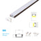 17.4*7 MM Ceiling/Wall Mounted LED Aluminum Profile w/Arch Cover for LED Strip Lighting Application