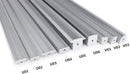 Silver Corner LED Profile V01 16x16mm V-Shape Vertical Cover Corner Mounted Aluminum Extrusion