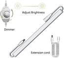 Superbright LED Under Cabinet Lights Dimmable 13" x 4-Bars for Kitchen, Closet with 276 LEDs