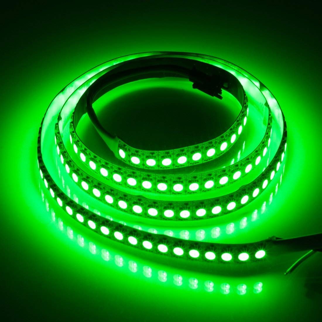 DC 5V SK6812 Individually Addressable LED Strip Light 5050 RGBW 6.6 Feet (200cm) 144LED/Meter LED Pixel Flexible Tape White PCB