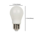 6 Pack 5Watt 450LM G50 LED Bulb Light E27 Screw Base 100-240V AC Non-dimmable 50mm White Light LED Globe