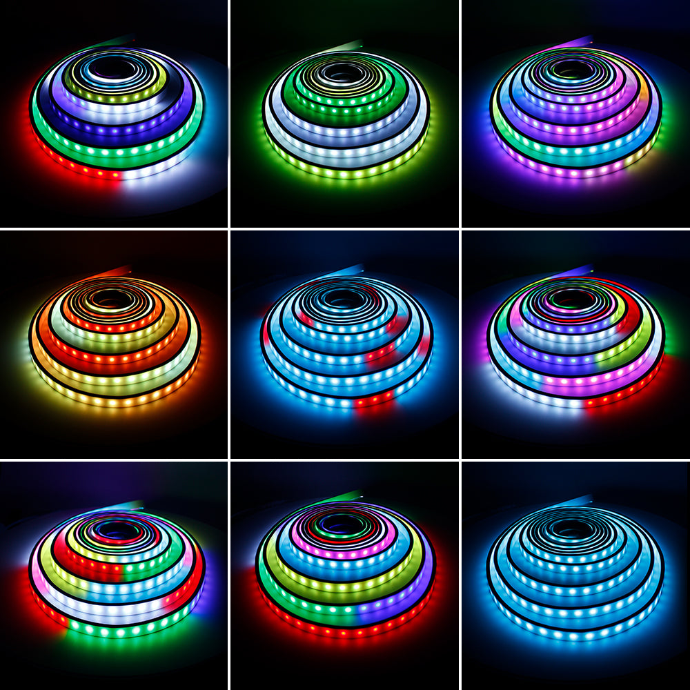Free Shipping Addressable Pixel LED Light 12V T0513 NEON Dream Color WS2811 LED Strip Light Kit