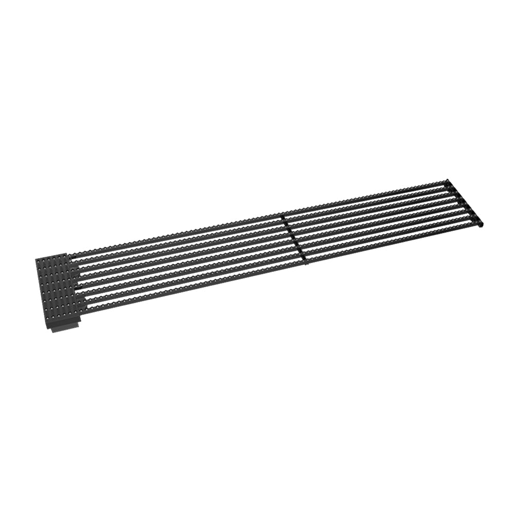 oClear B Series Outdoor Waterpoof P15.6/31.2mm Transparent LED Mesh Display High Brightness 7500nits in Size 1500x250mm Aluminum Cabinet for Fixed Installation