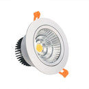 16W Dimmable CRI80 COB LED Downlight Cut-out 4.5in (115mm) 60 Degree 120W Halogen Bulbs Equivalent