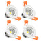 3W Dimmable LED Downlight CRI80 COB LED Ceiling Light Cut-out 2in/51mm 25W Halogen Bulbs Equivalent