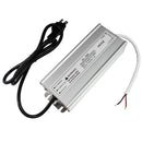 Waterproof IP67 LED Power Supply 110V AC to 12V DC Driver Transformer 3-Prong Plug 3.3 Feet Cable