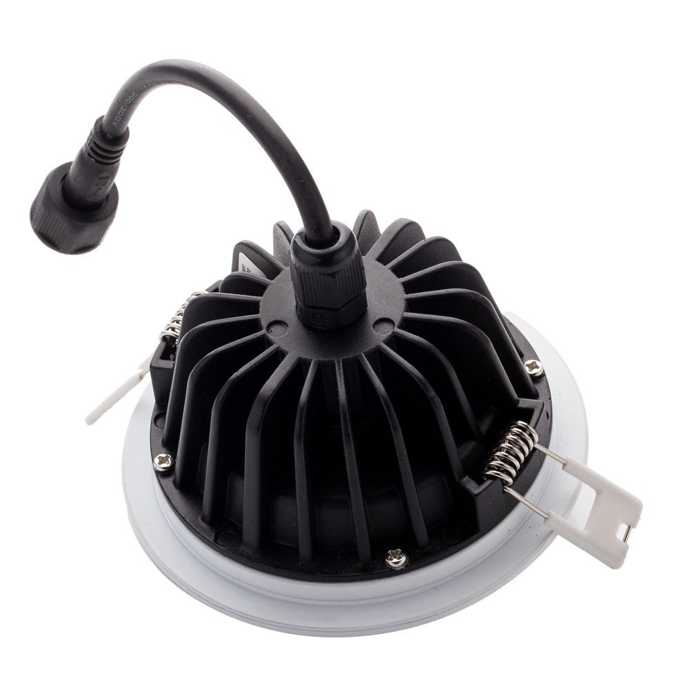 Waterproof IP65 CRI>80 Round LED Downlight Vapor Proof Fit for Shower, Sauna and Outdoor Lighting