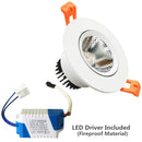 5W Dimmable COB LED Downlight Light Cut-out 2.5in (65mm) 60 Beam Angle 50W Halogen Bulbs Equivalent