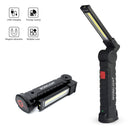 2 Pack LED Work Light Rechargeable 360° Rotate Magnetic Based 5 Modes LED Flashlight