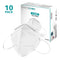 10Pack of KN95 Face Masks, Multi-Ply Cotton Filter Medical Sanitary for Dust, Germ Protection