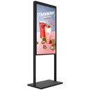 43 " High Brightness LCD Display for Store Window Free Standing Double-sided Sun Readable LCD Digital Signage with 700cd/m² + 2,500cd/m² Brightness , 2K Resolution