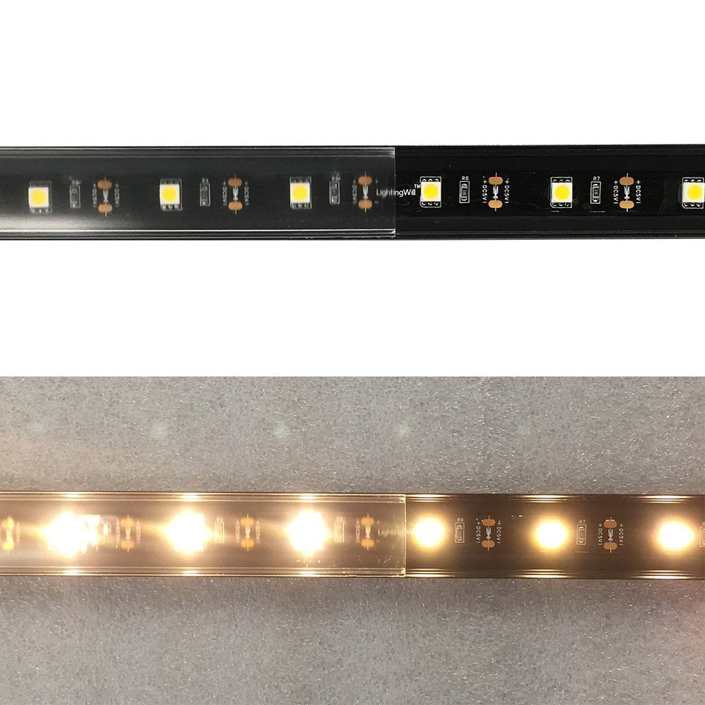 Silver U04 10x23mm U-Shape LED Aluminum Profile Aluminum Extrusion for LED Strip Light Installation