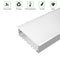 2 Pack H15050 Big Aluminum Extrusion Channel for Flush Mounting Linear Office Lighting System