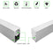 5 Pack H4075 Big Aluminum Extrusion Channel for Suspension Mounting Linear Office Lighting System