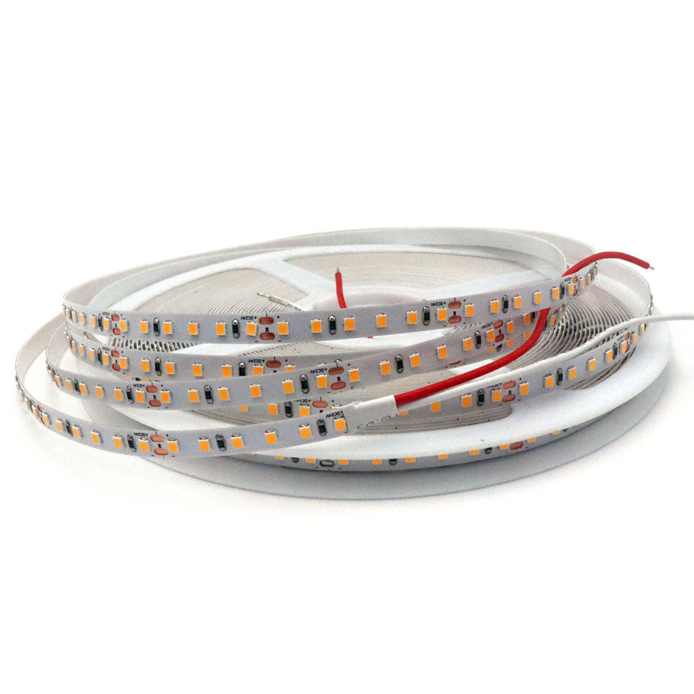 65.6FT (20Meters) Roll of White Color SMD2835 120LEDs 24V 4.8Watt per Meter Flexible LED Strip 8mm Wide PCB Non-waterproof