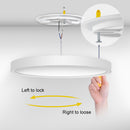 Ultrathin LED Ceiling Light 5000K 12Inch 24W Flush Mount LED Ceiling Lamp