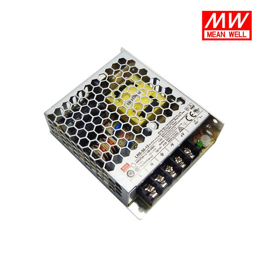 MeanWell UL Listed AC/DC (5V/12V/24V) Enclosed Single Output Switching Power Supply