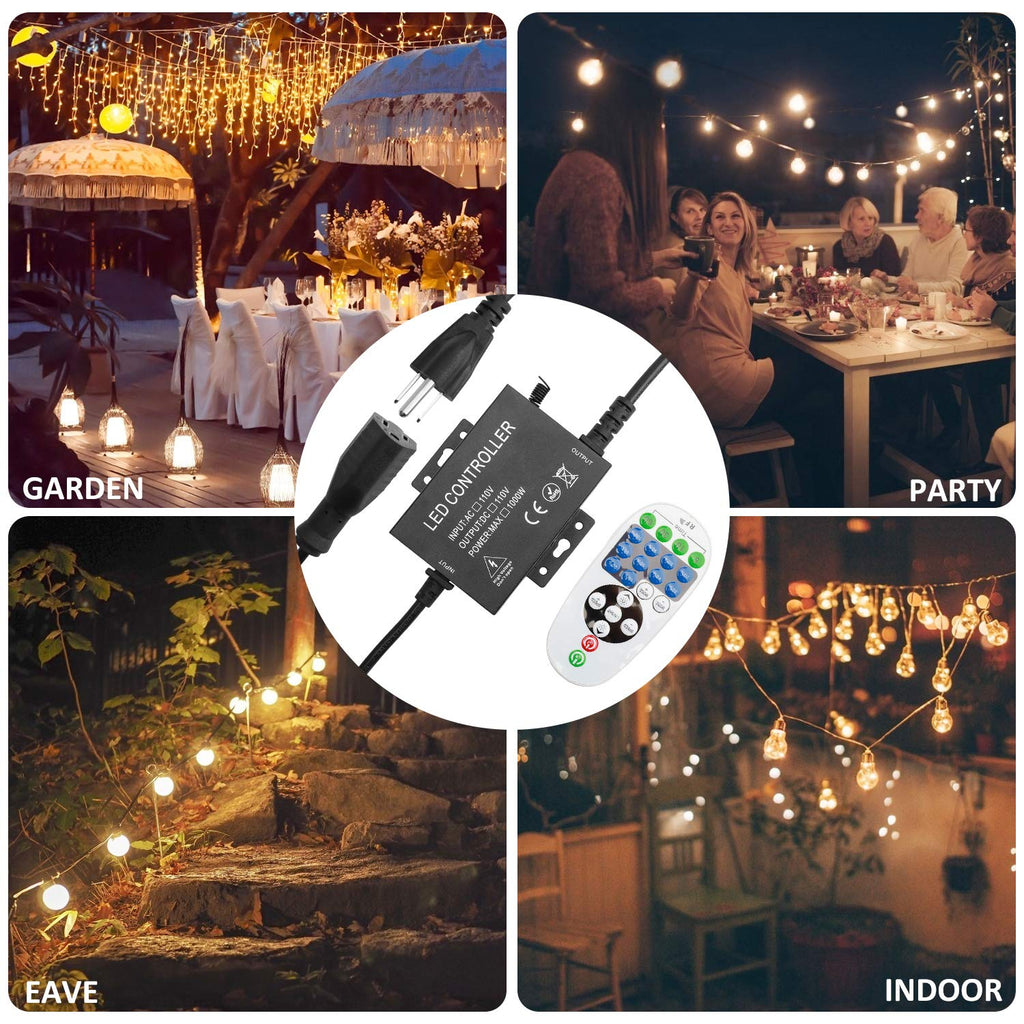 Remote 110 Light 1500W LED Controller | High-Voltage AC110V/220V | WiFi + APP + IR Remo