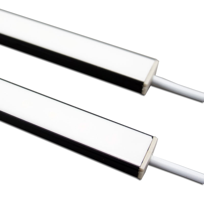 5 / 10 Pack 12V DC LED Surface Linear Profile LED Light Strip in Aluminum Profile with Cover for Under Cabinet Lighting