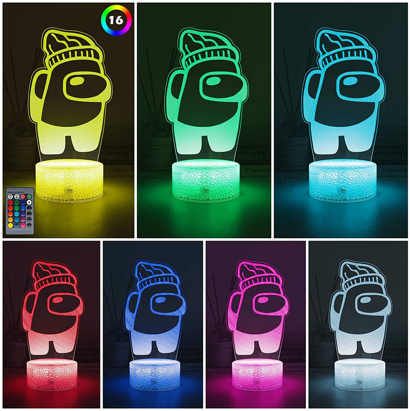 1 Pack Toilet Night Lights, 16 Color Changing LED Nightlights with