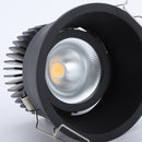 15Watt 92mm (3.62'') Cutout COB LED Ceiling Light, Anti-Glare Tilt LED Spotlight Twist LED Recessed Downlight, Spotlight Kit