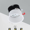 15Watt 92mm (3.62'') Cutout COB LED Ceiling Light, Anti-Glare Tilt LED Spotlight Twist LED Recessed Downlight, Spotlight Kit