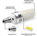 (FREE PRODUCT QTY.: 10) E12 LED Corn Bulbs1500LM, Daylight White 6000K LED Bulbs (4 Pack)