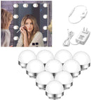 (FREE PRODUCT QTY.: 10)LED Vanity Mirror Lightswith 10 Dimmable Light Bulbs (Mirror Not Include)