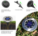 (FREE PRODUCT QTY.: 5) Outdoor Solar Ground Landscape Light with Sensor Warm White (10-Pack)