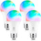 (FREE PRODUCT QTY.: 10)WiFi Smart Light Bulb, 120V E27 Base 800LM 9W, 4 Pack