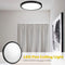 Free Shipping 2 Pack 12 Inch 24W Flush Mount LED Ceiling Light 2800 LM Black Round LED Ceiling Lamp