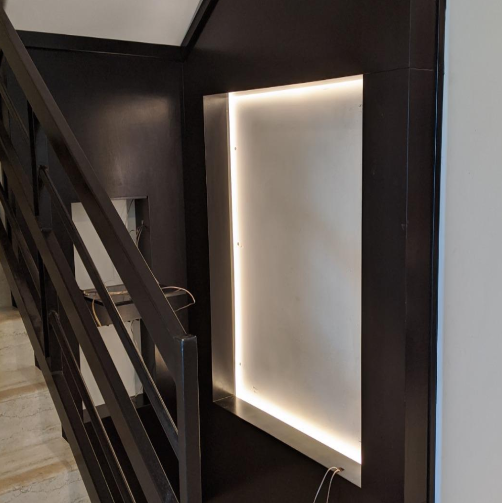 FCOB LED Strip 16.4FT/5M CRI90 320LEDs/m 8W/m 12V/24V Dimmable LED Light Ribbon Indoor Use