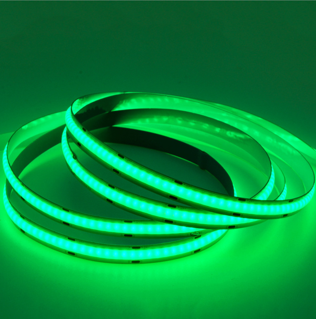 Multi-colors FCOB LED Strip 16.4FT/5M Dot Free 840LEDs/M 14W/M 24V RGB LED Light Tape