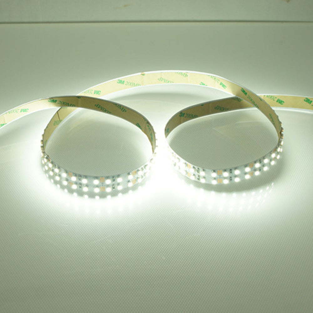 High CRI90 LED Light Strip, SMD3528-1200 240 LEDs 1200LM Per Meter, Double Row Flexible LED Strips, 15mm Wide 12V Tape