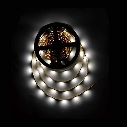 High CRI90 Flexible LED Strips,  DC 12V 5Meter Roll Strip, SMD3528-150 30 150LM LEDs Per Meter, 8mm Wide Tape