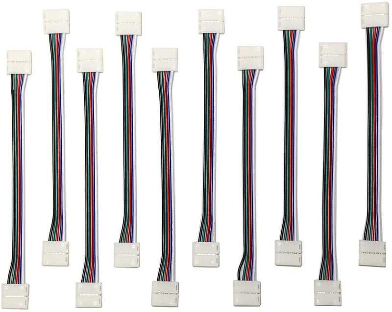 10pcs 12MM 5PIN RGBW LED Strip Connector fit for 12mm Wide PCB LED Strip