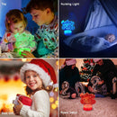 Transportation Images 3D Illusion LED Night Light w/  16 Colors Remote Touch Switch Adjustable Brightness for Kids Bedroom Decoration