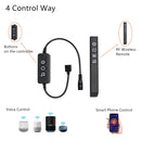 CROW Bluetooth RF Controller for Addressable Digital LED Lights via Tuya App, Compatible w/ Amazon Echo