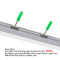 5Pack 3.3FT/1M Crystal Aluminum Channel w/ Acrylic Frosted Covers for LED Strip Lights Installation