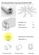 Silicon Neon Light Tube - LED Strip Light Housing