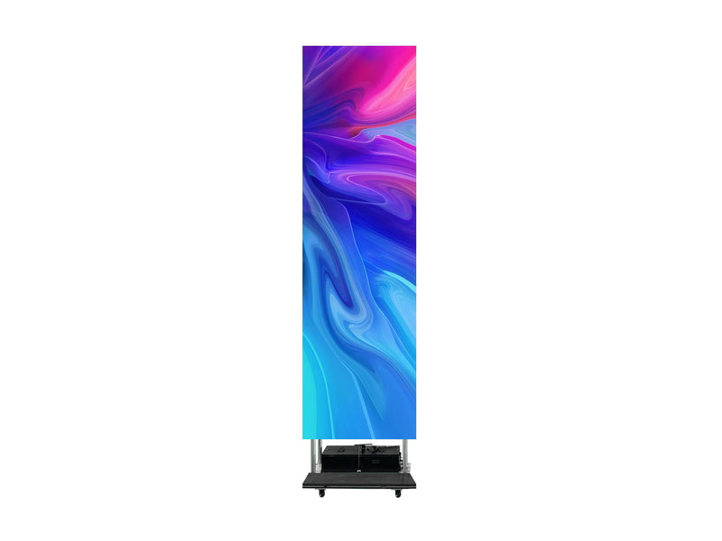 EP-M4 Series 1Meter by 4Meters 4SQM Kit Indoor 3.9mm Foldable and Liftable Mobile LED Poster Remote Controlled LED Display Screen in  Rolling Case