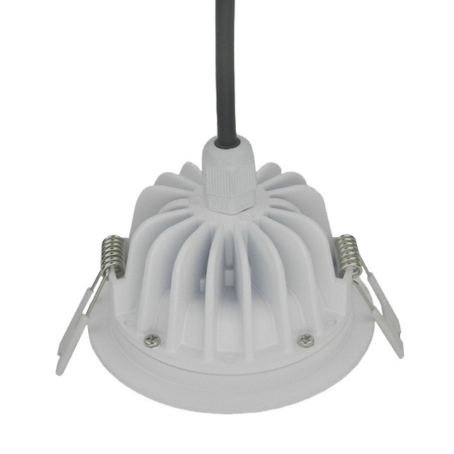 Waterproof IP65 CRI>80 Round LED Downlight Vapor Proof Fit for Shower, Sauna and Outdoor Lighting