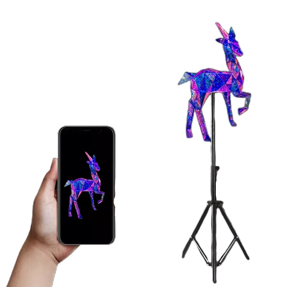 Free Shipping (100F) 100cm 3D Hologram Fan High Brightness Remote Control 4 Blades 2200cd/m2 1184PCS LEDs Advertising Display
