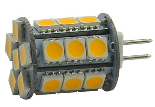 Back Pin Tower G4 LED Bulb, 12V DC, 9 Tri-Chip 5050 SMD LEDs