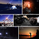 (FREE PRODUCT QTY.: 5) LED Headlamp Flashlight Battery Powered Helmet Light w/ Motion Sensor (2-Pack)